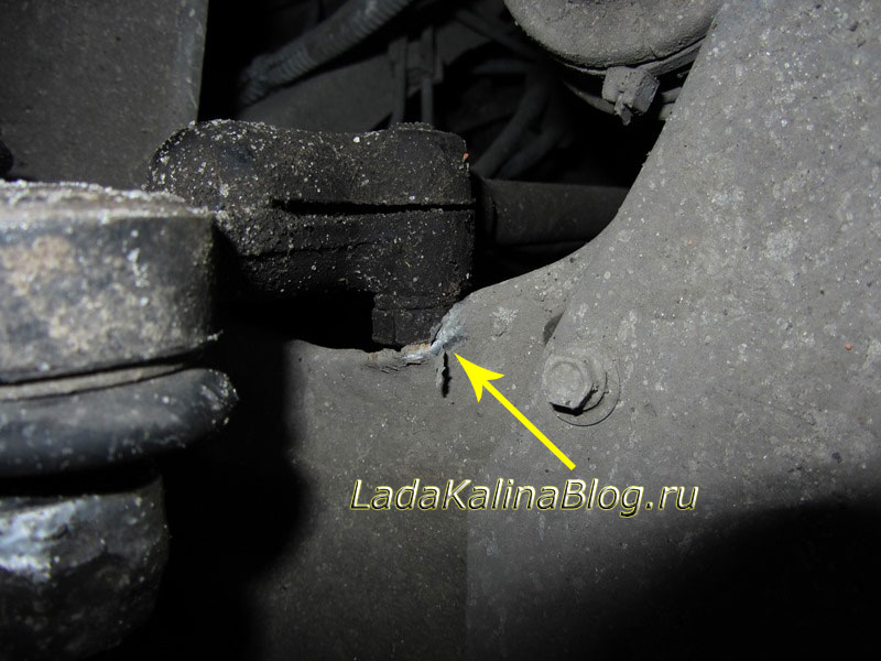 повреждение металла при повороте руля на Калине со стойками SS20